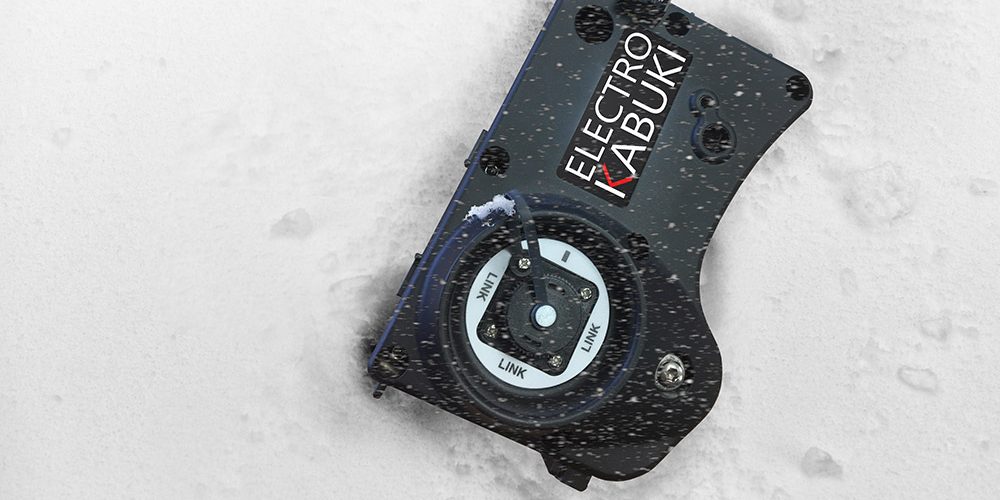 Weatherproof EK dropper module in snow