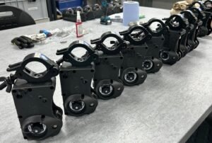 EKs with black clamps